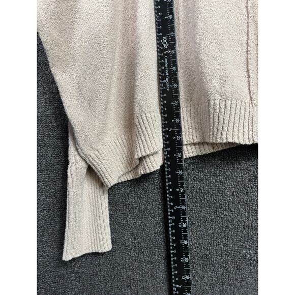 Andree by Unit Knit Sweater Women's Size M Beige Oversized Long Sleeve - Picture 6 of 7